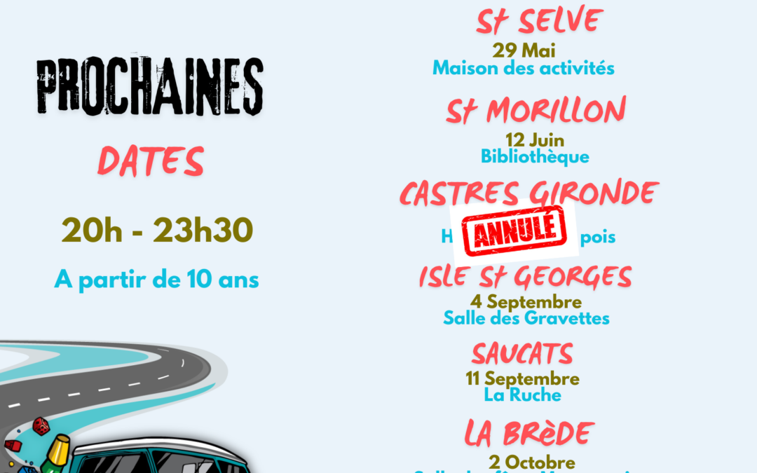 Actualités et évènements à venir…