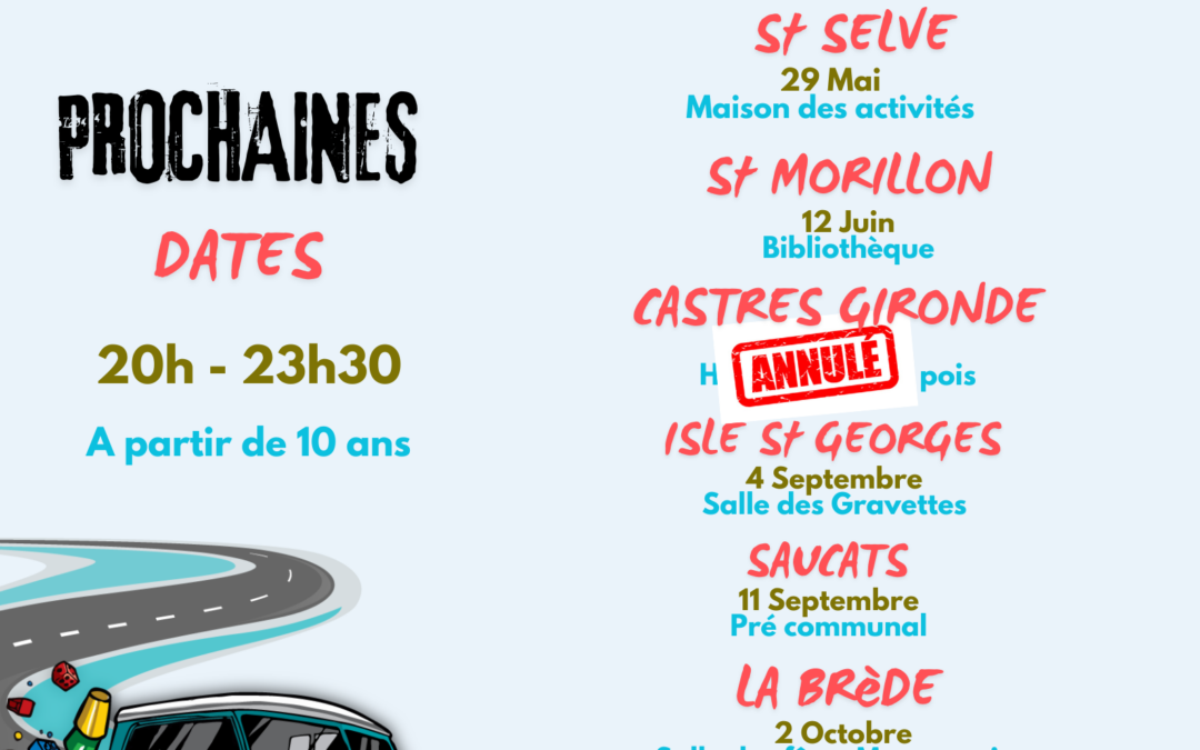 Actualités et évènements à venir…